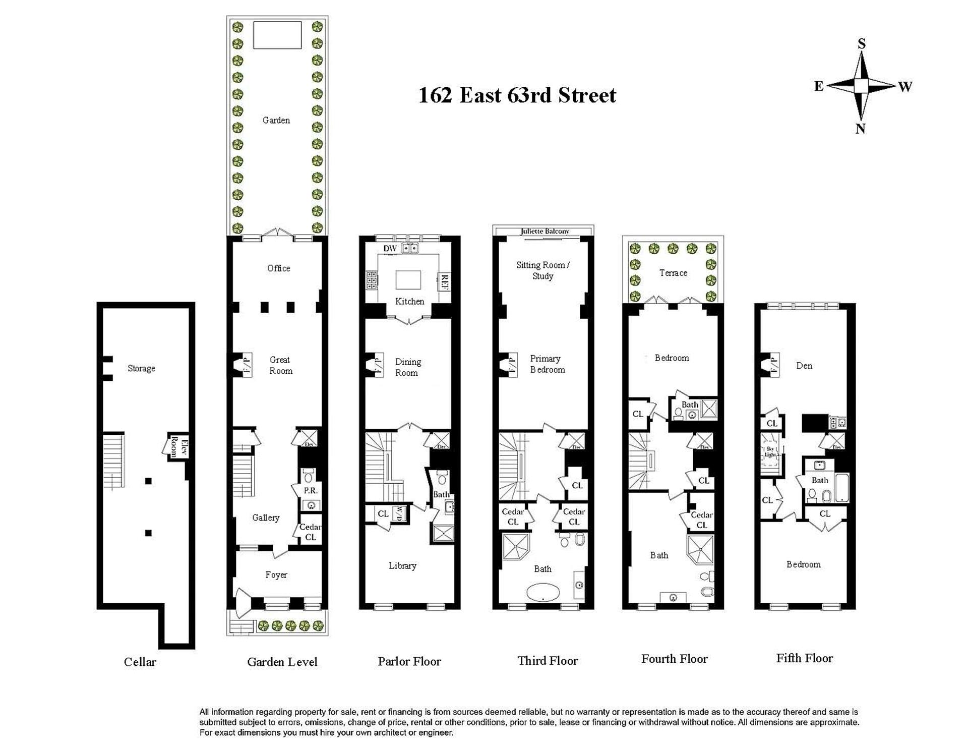 Floorplan for 162 East 63rd Street