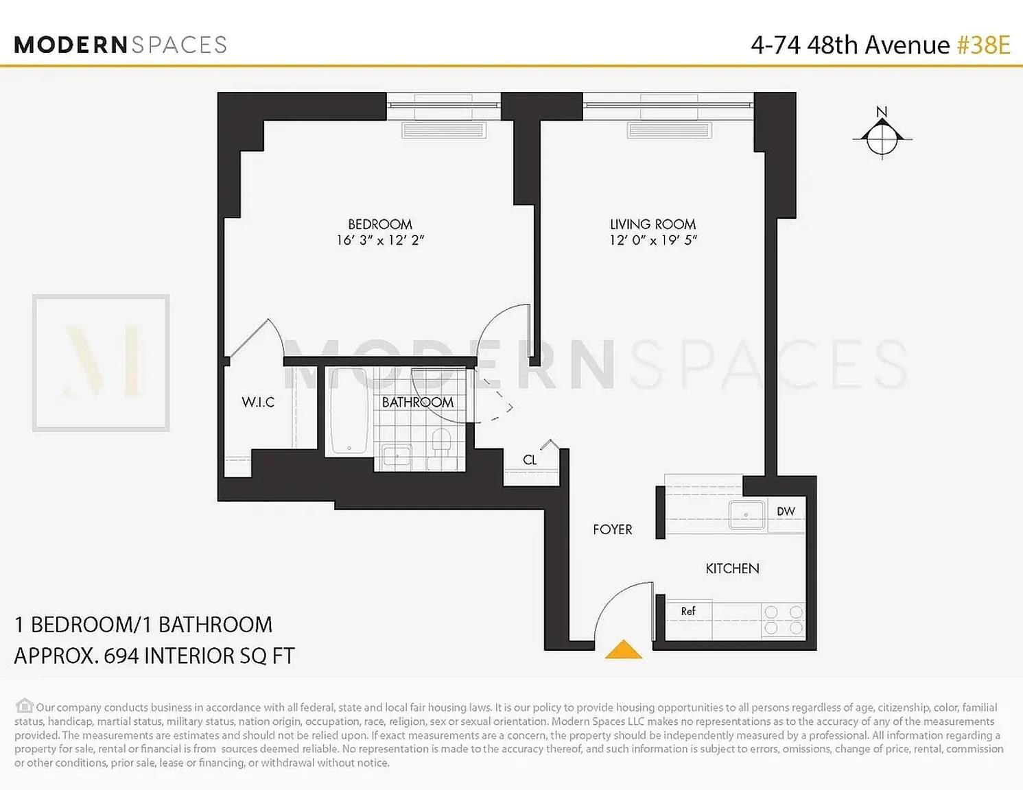 Floorplan for 4-74 48th Avenue, 38-E