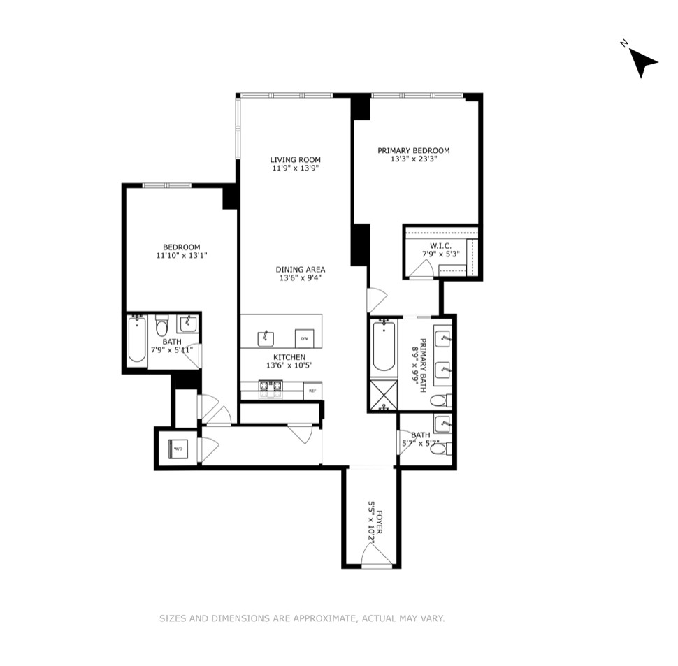 Floorplan for 30 Riverside Boulevard, 28C