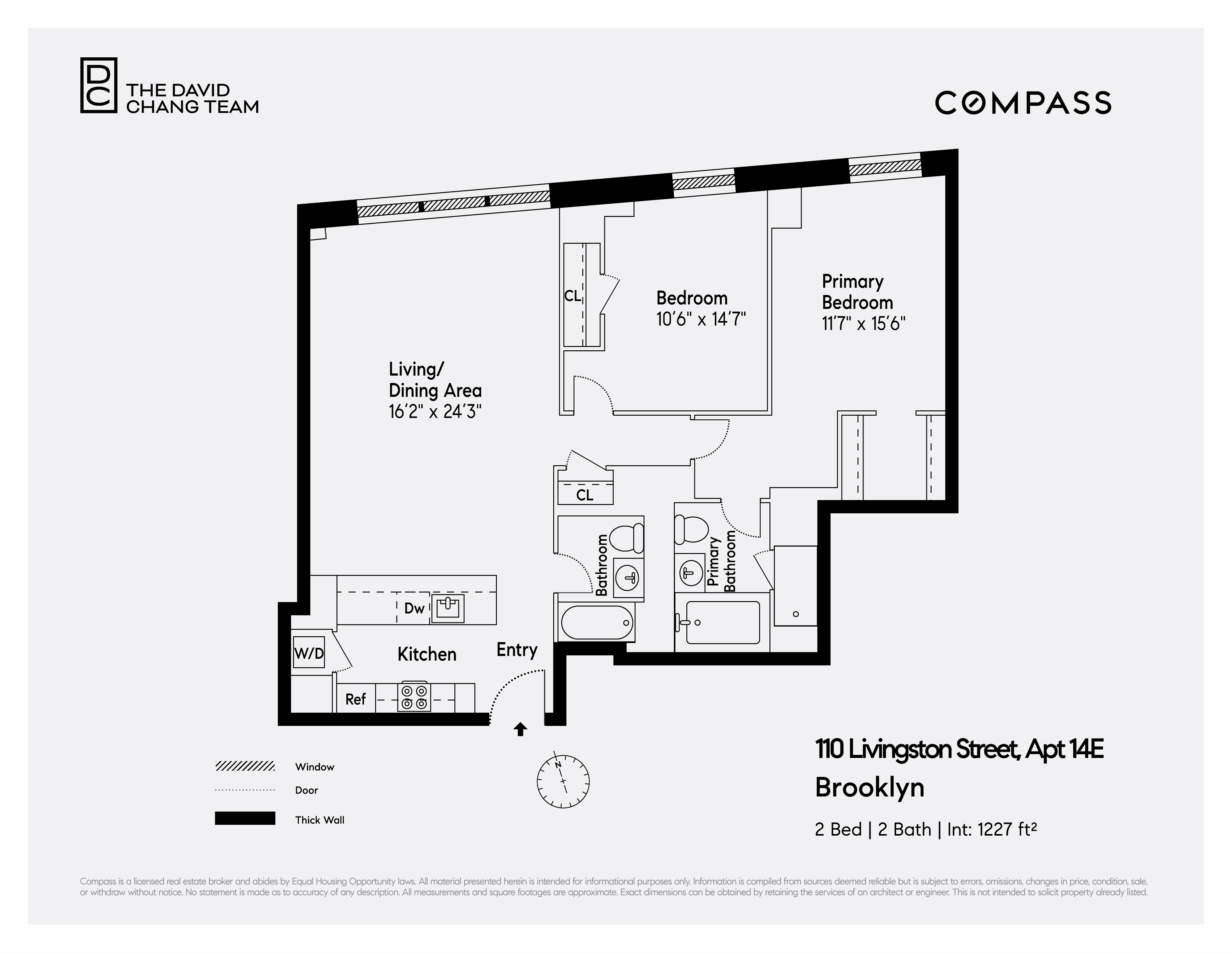 Floorplan for 110 Livingston Street, 14E