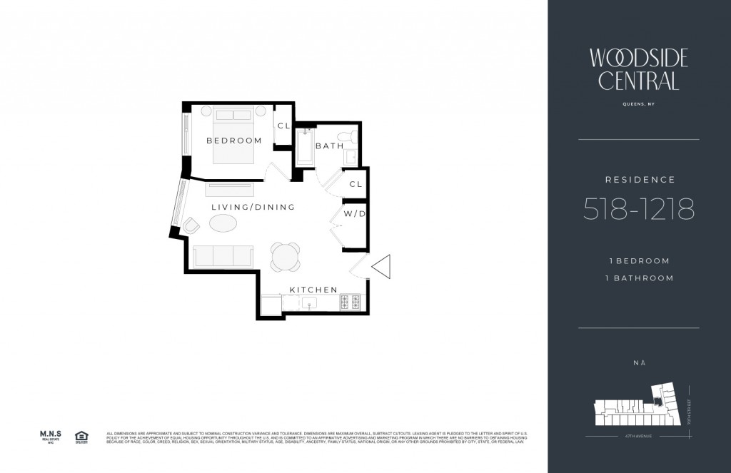 Floorplan for 46-10 70th Street, 1118