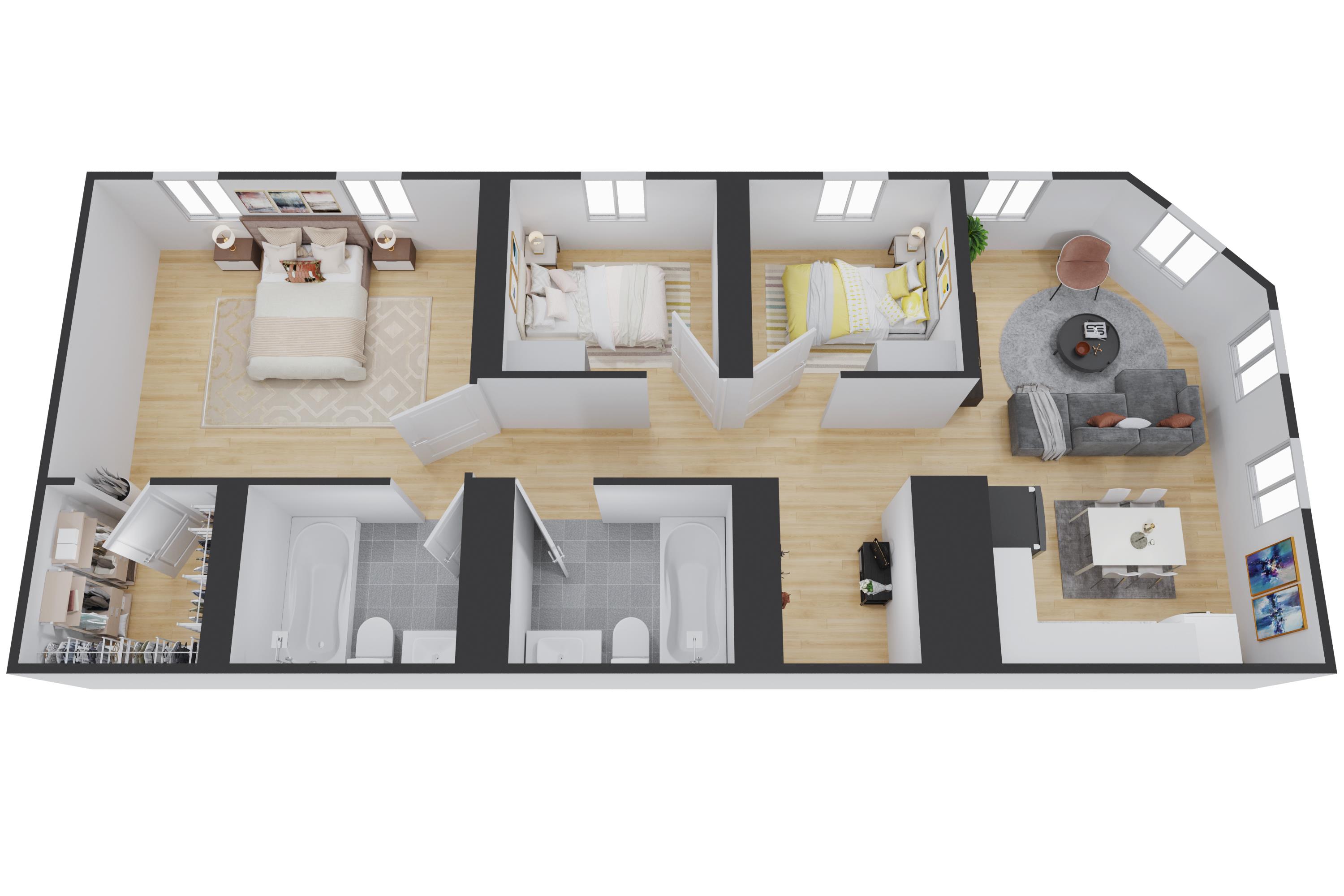 Floorplan for 135 William Street, 11-B