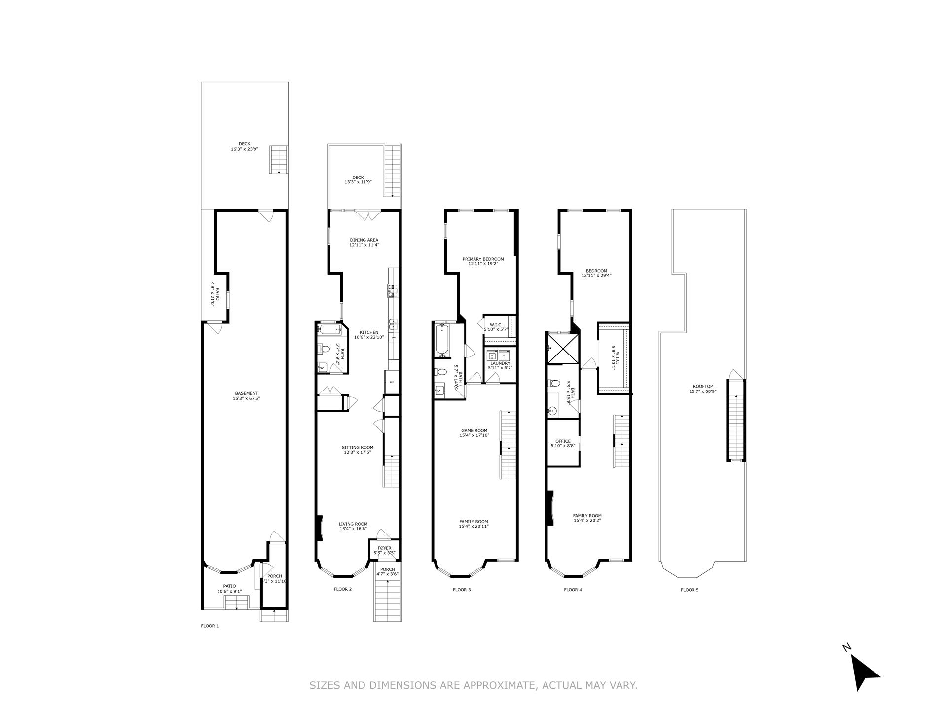 Floorplan for 473 West 140th Street