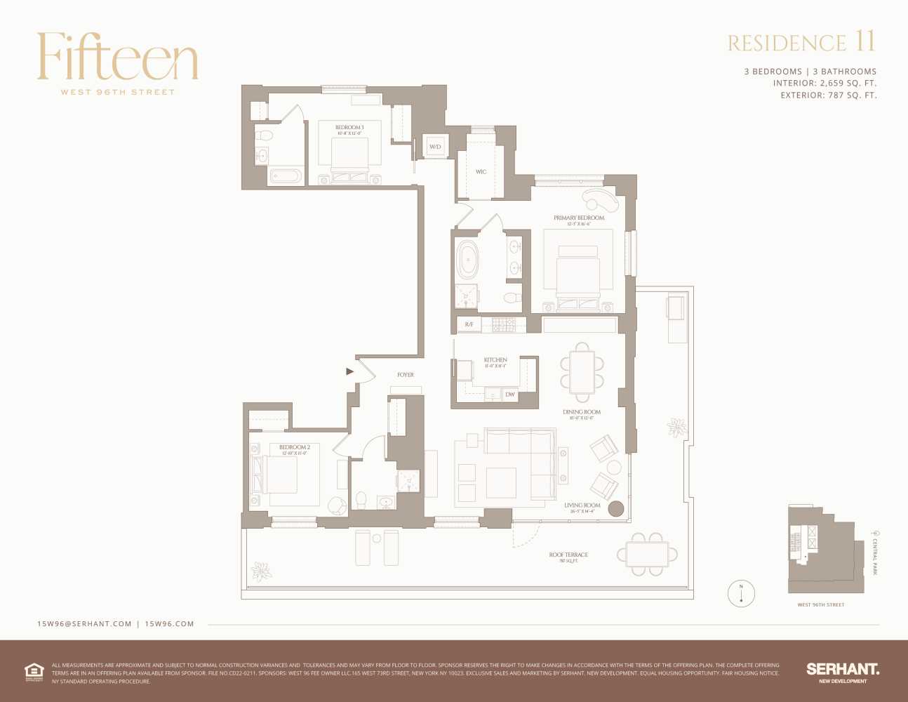 Floorplan for 15 West 96th Street, 11