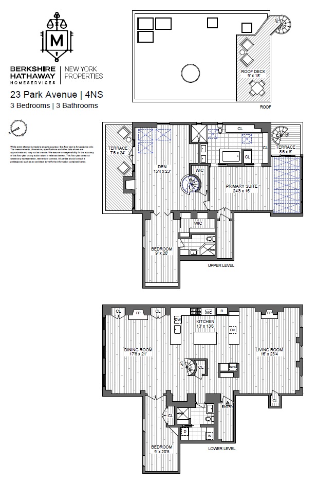 Floorplan for 23 Park Avenue, 4NS