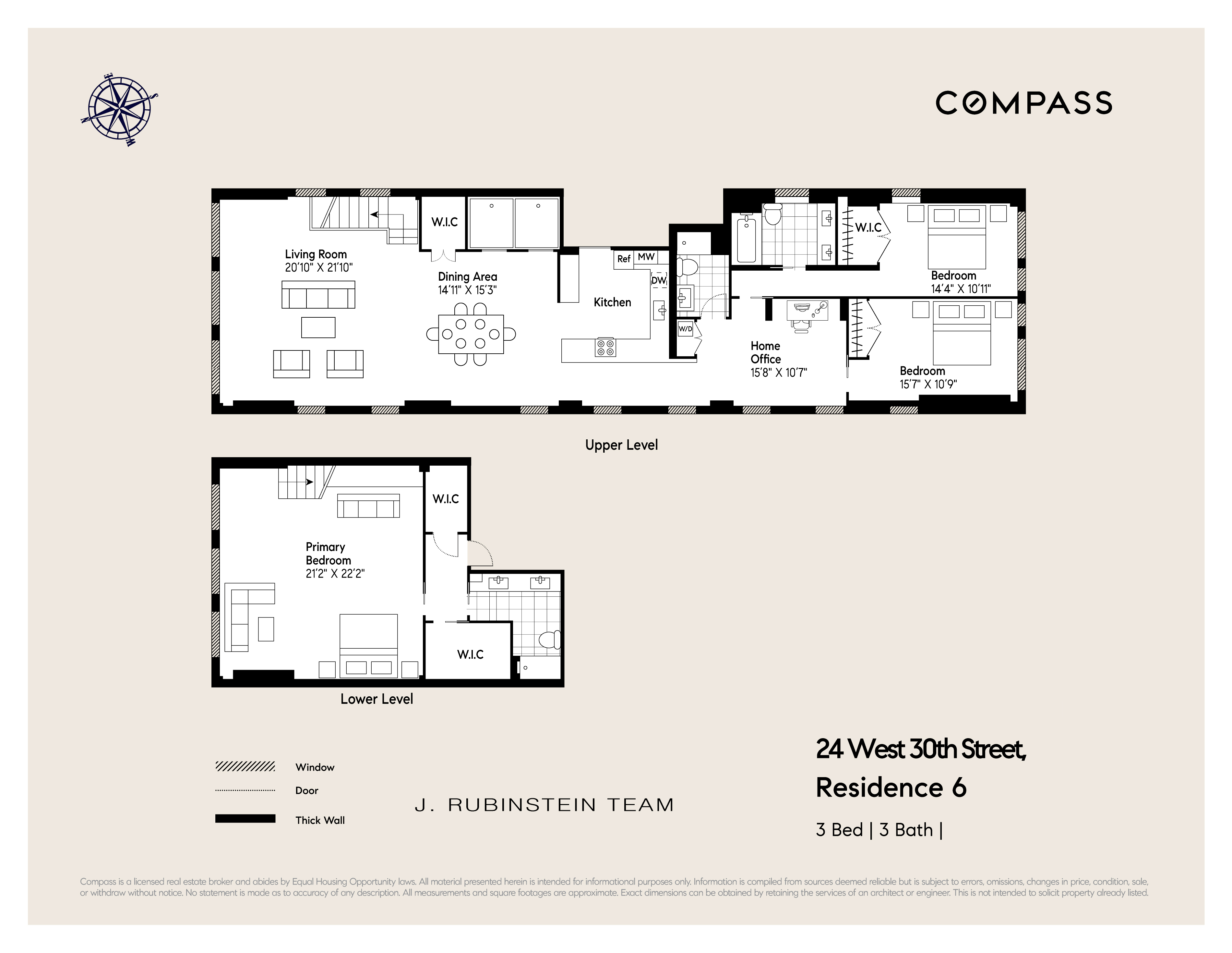 Floorplan for 24 West 30th Street, 6