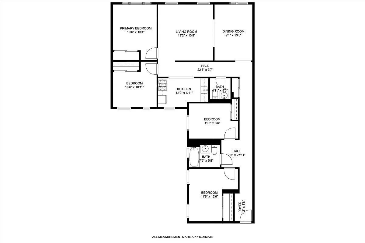 Floorplan for 515 West 143rd Street, 41