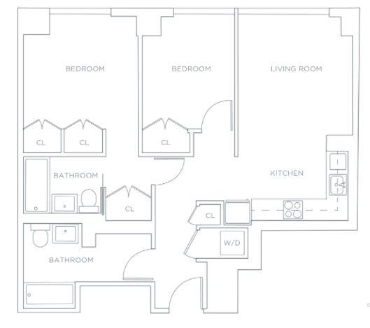 Floorplan for 420 East 54th Street, 808