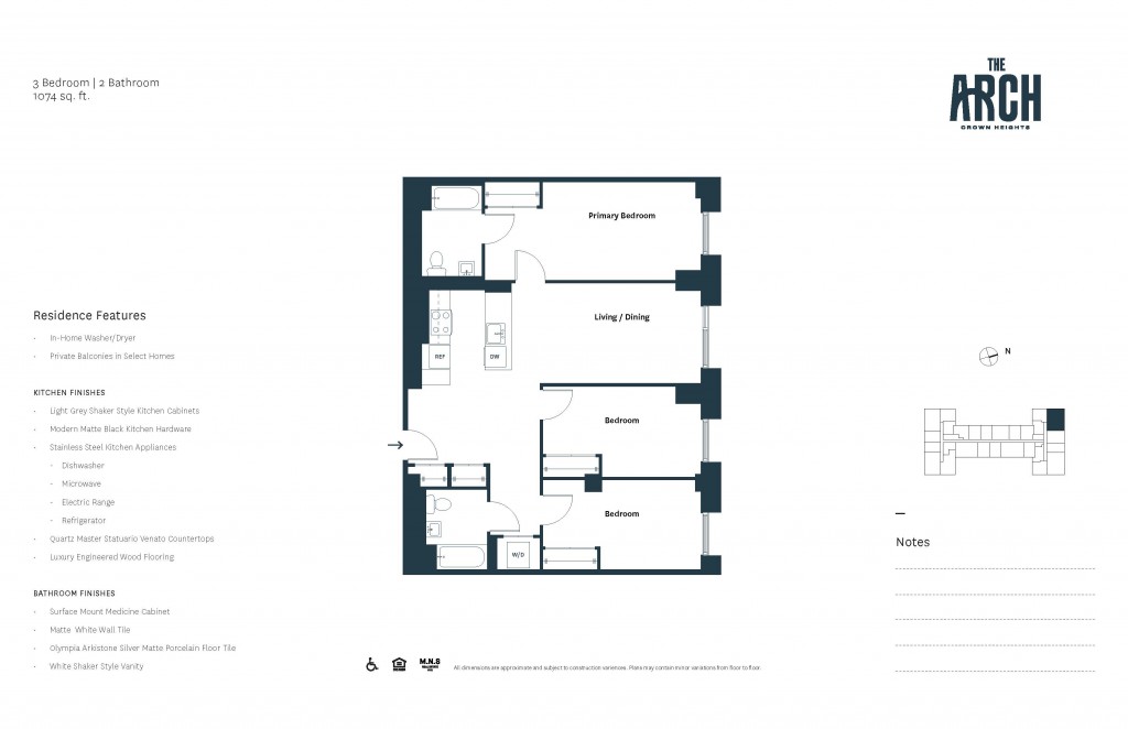 Floorplan for 1101 President Street, 1215