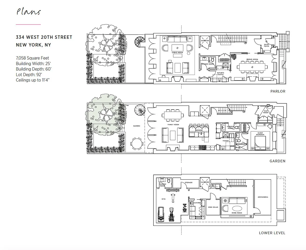 Floorplan for 334 West 20th Street