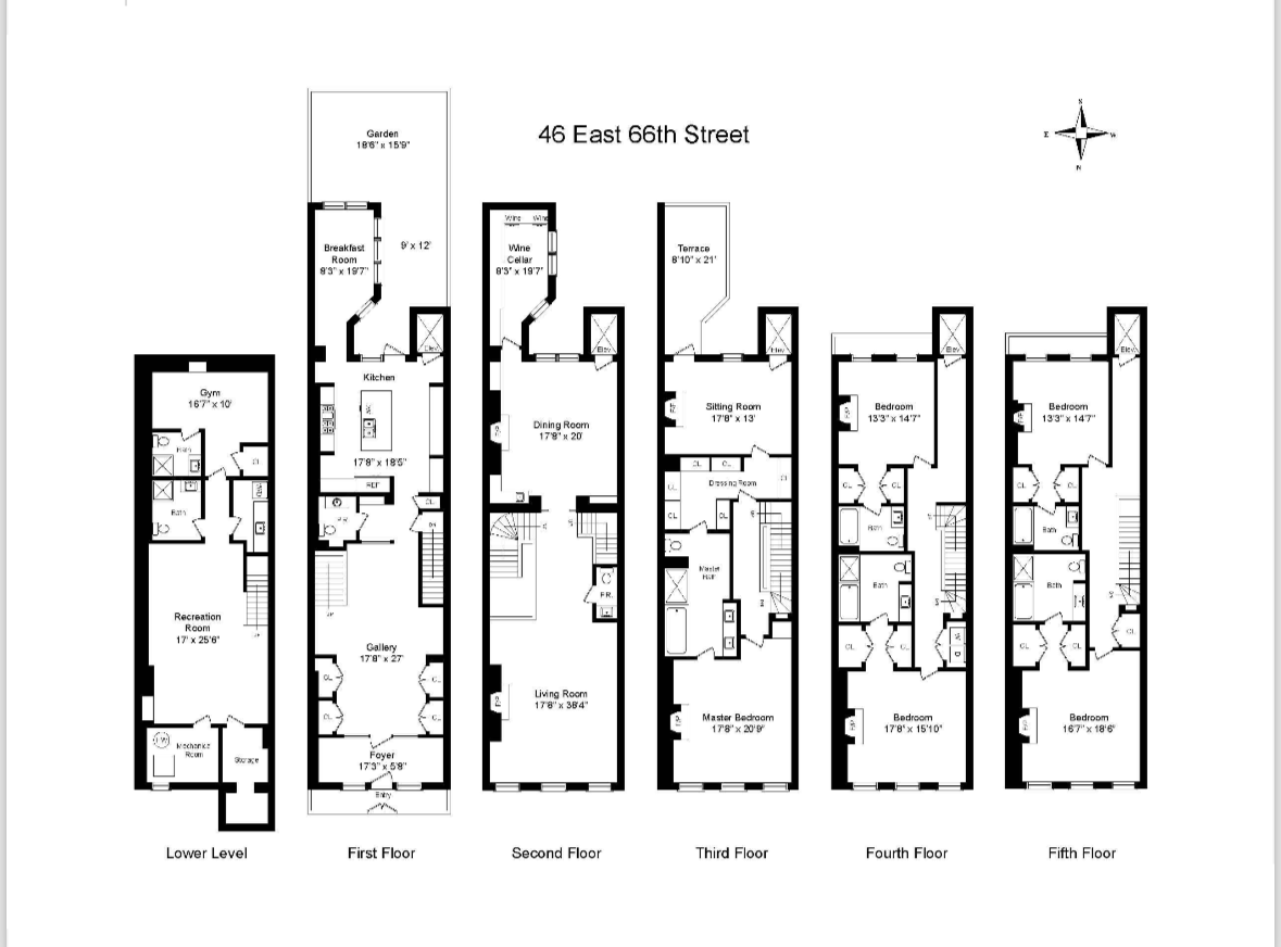 Floorplan for 46 East 66th Street