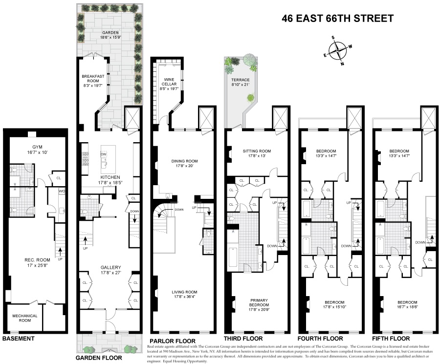 Floorplan for 46 East 66th Street