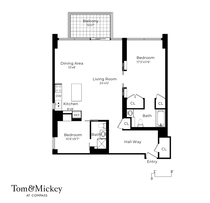 Floorplan for 58 West 58th Street, 12E