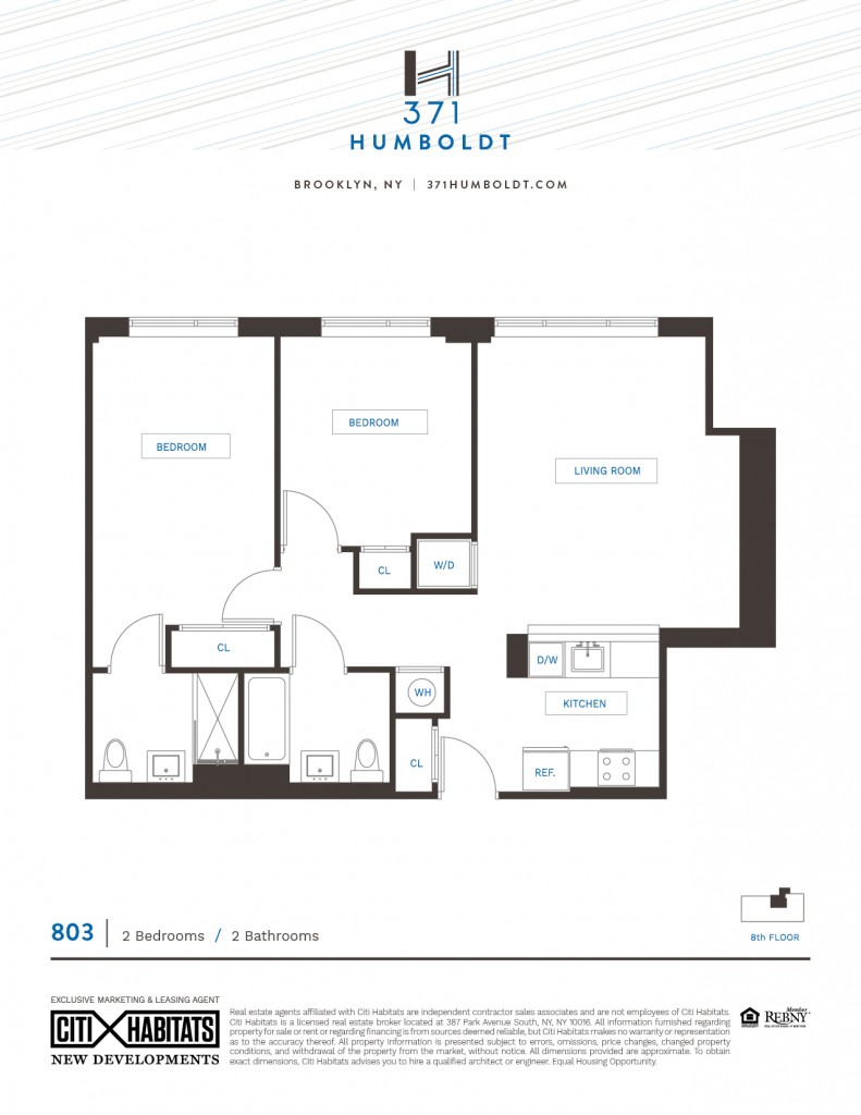 Floorplan for 781 Metropolitan Avenue, 803