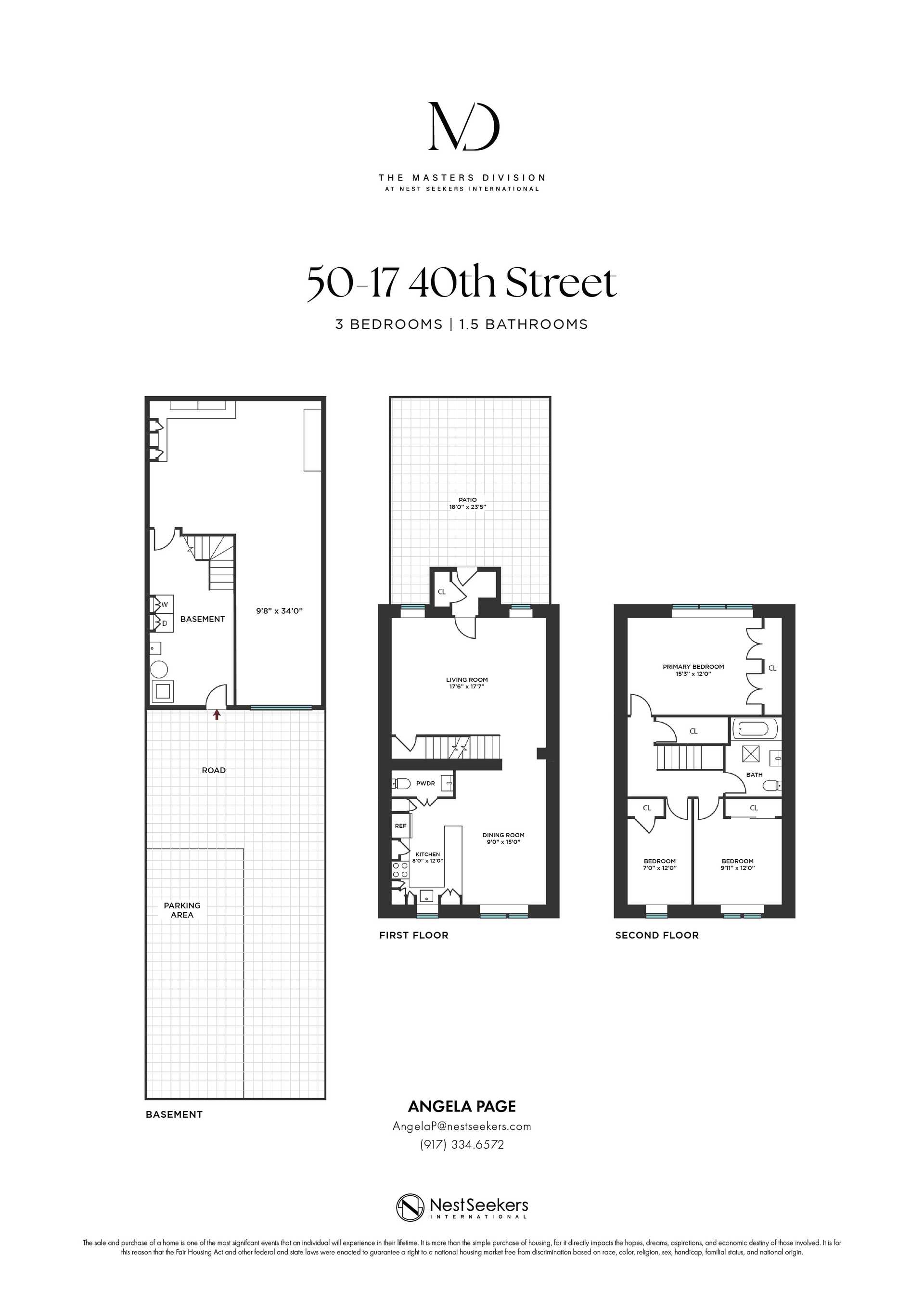 Floorplan for 50-17 40th Street