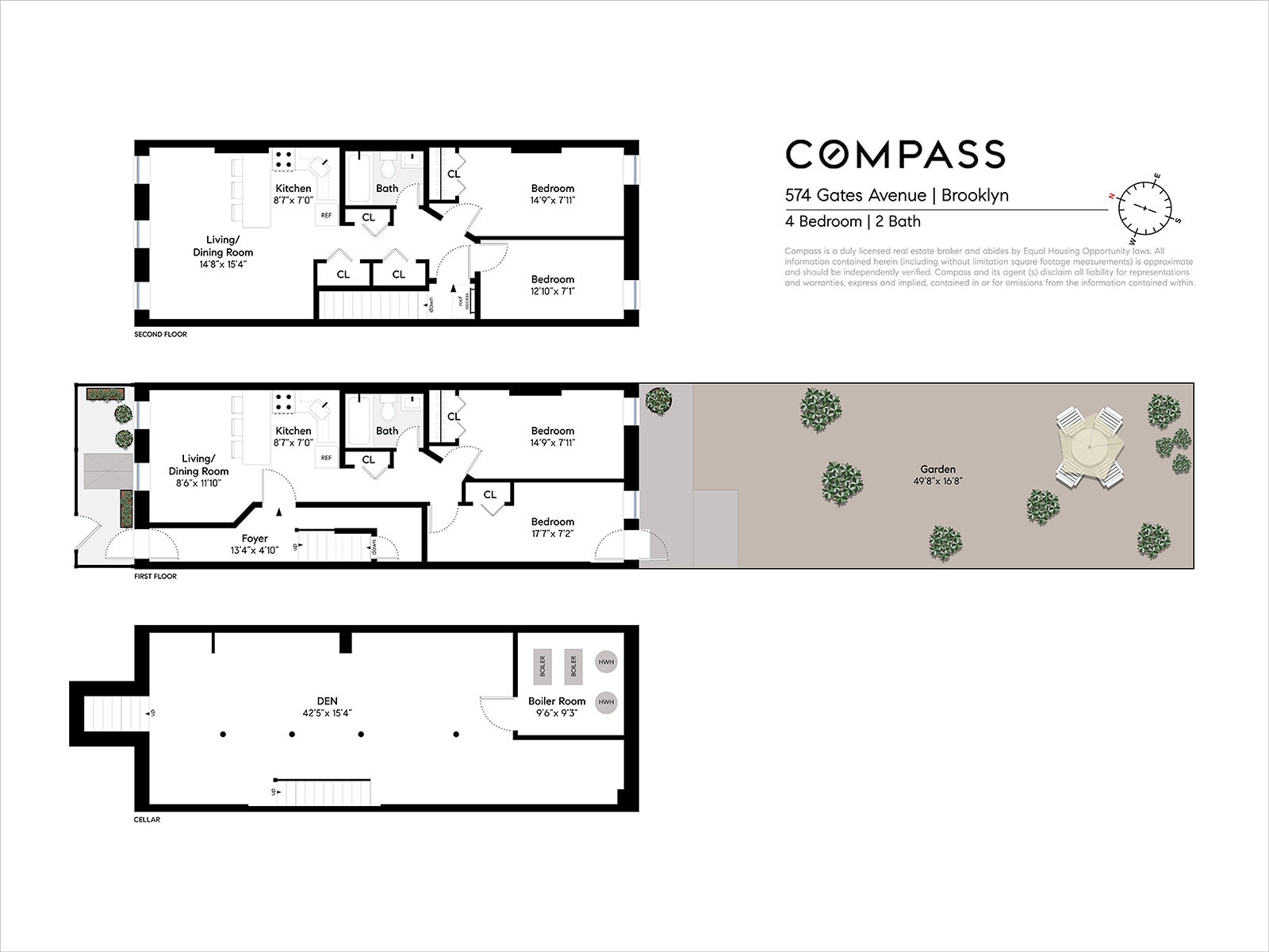 Floorplan for 574 Gates Avenue