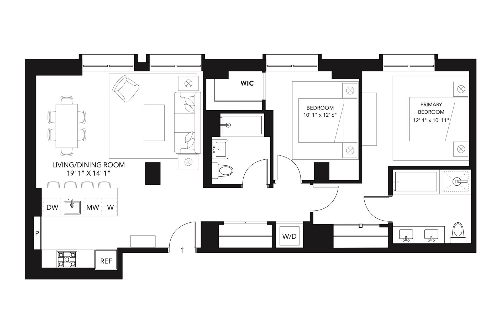 Floorplan for 10 Nevins Street, 18A