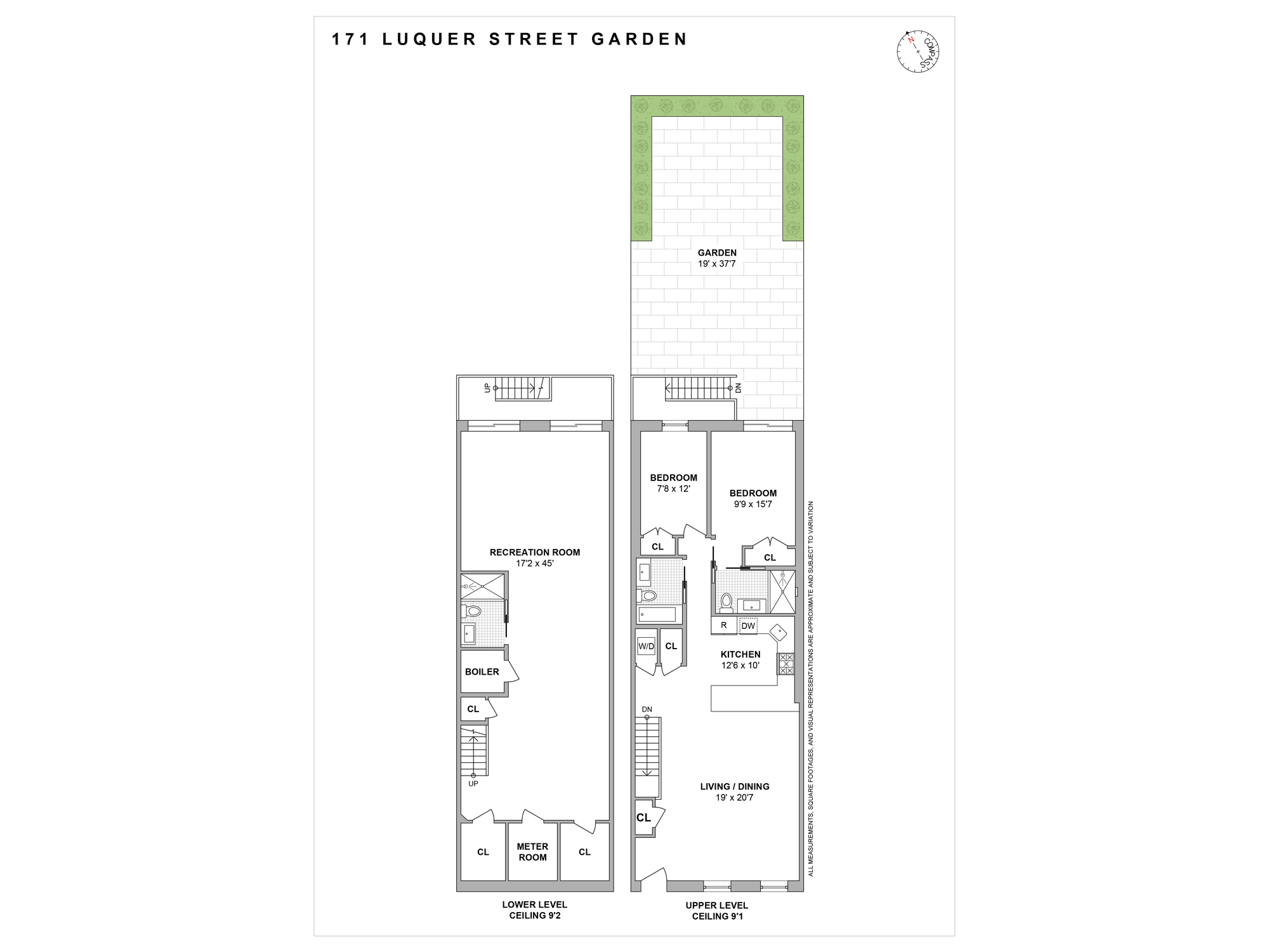 Floorplan for 171 Luquer Street, 1