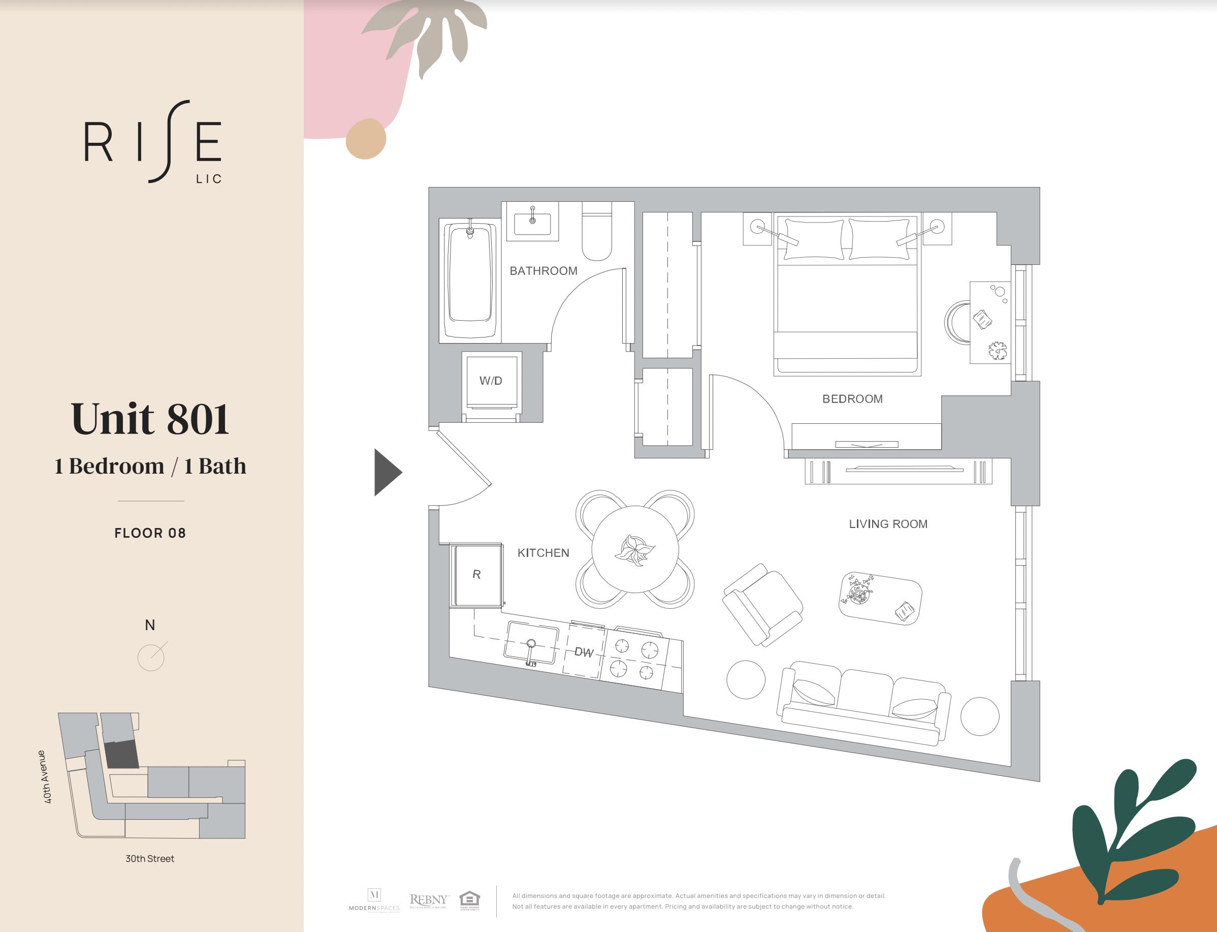 Floorplan for 29-17 40th Avenue, 801