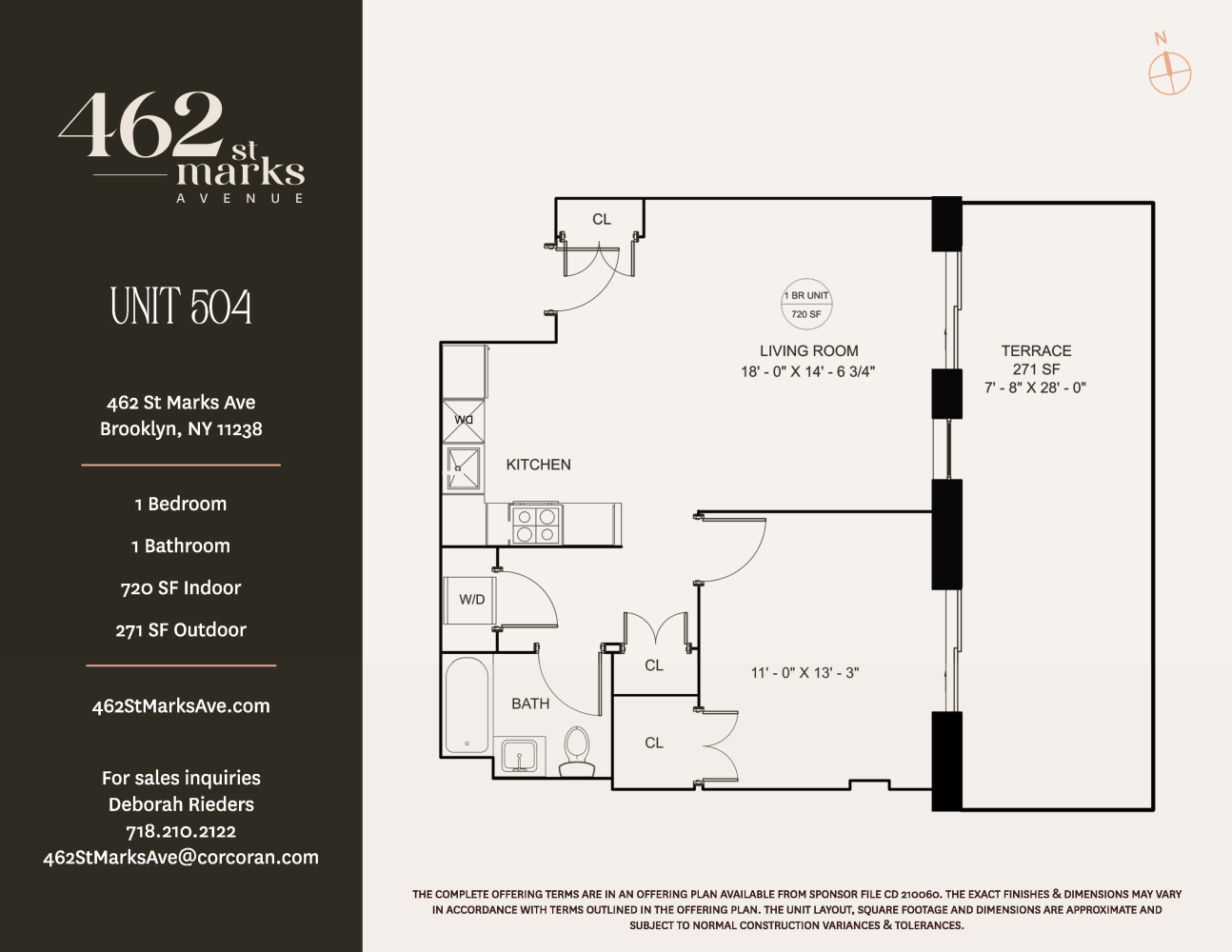 Floorplan for 462 St Marks Avenue, 504