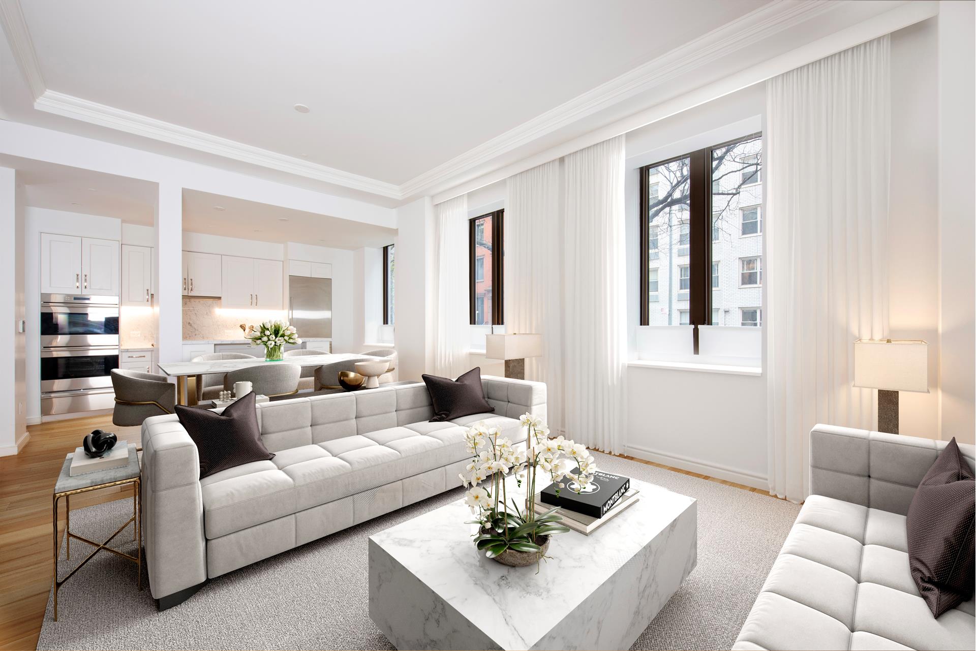 225 East 19th Street 100, Gramercy Park, Downtown, NYC - 3 Bedrooms  
2 Bathrooms  
6 Rooms - 