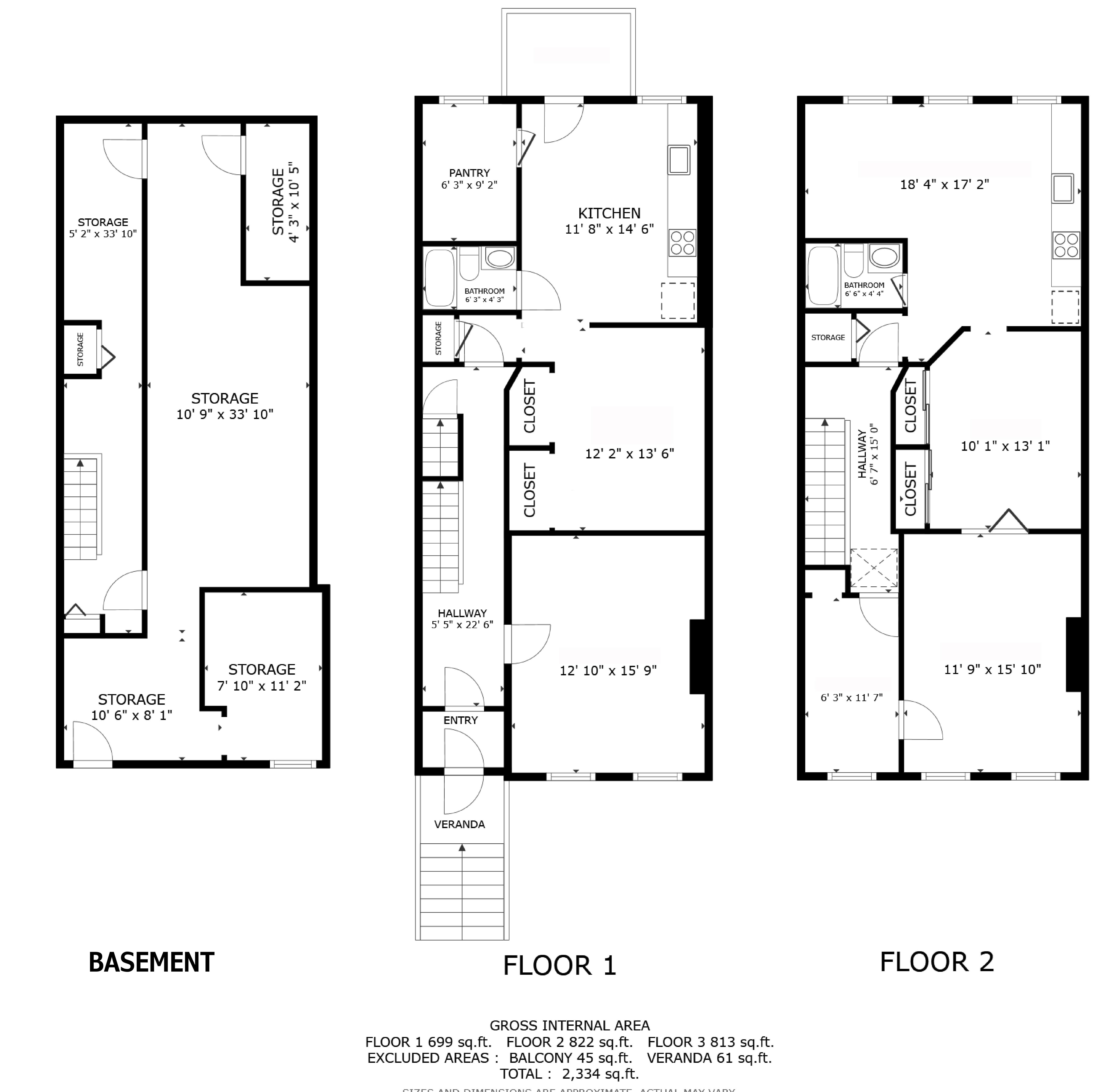 Floorplan for 17th Street