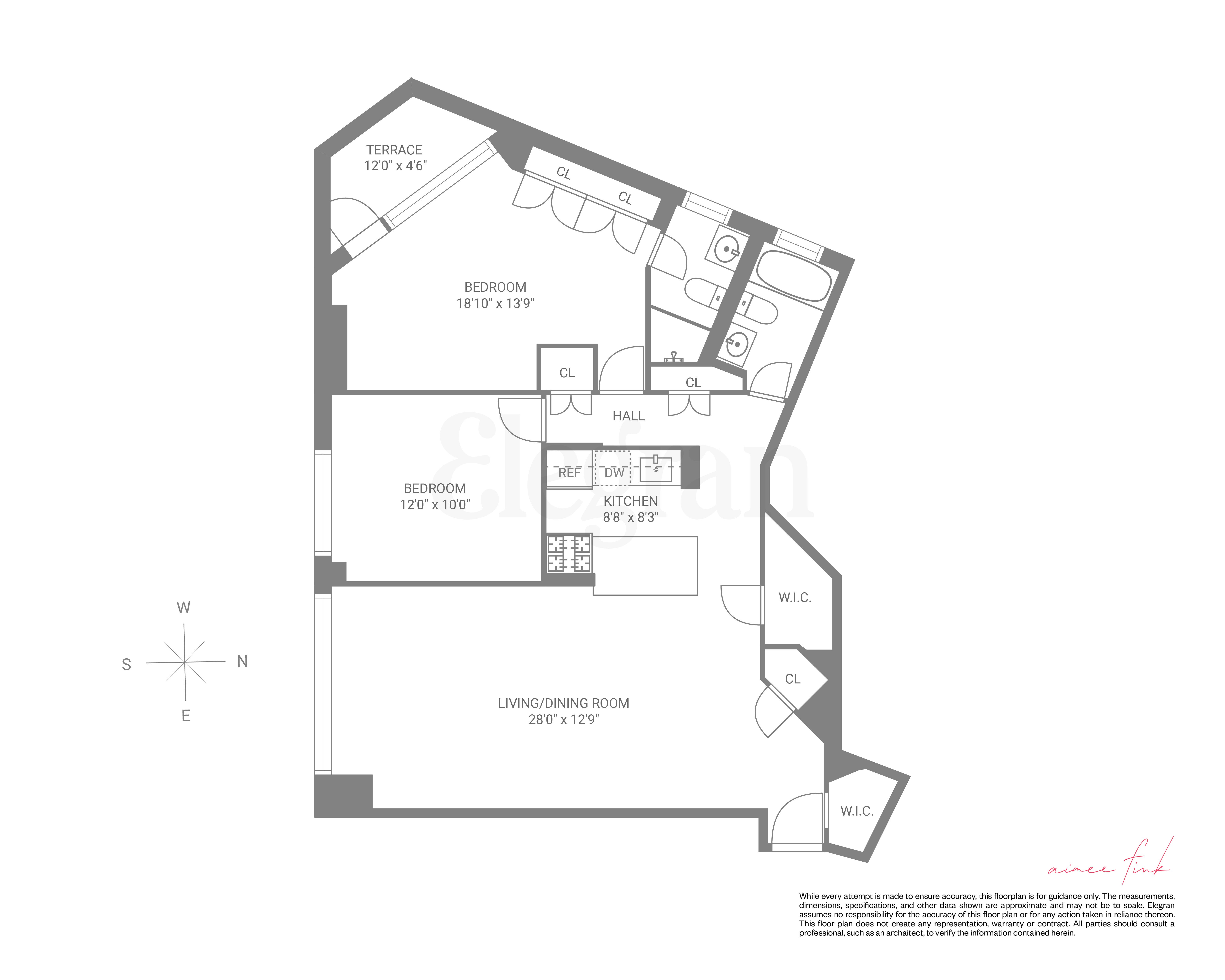 Floorplan for 225 East 36th Street, 18-K