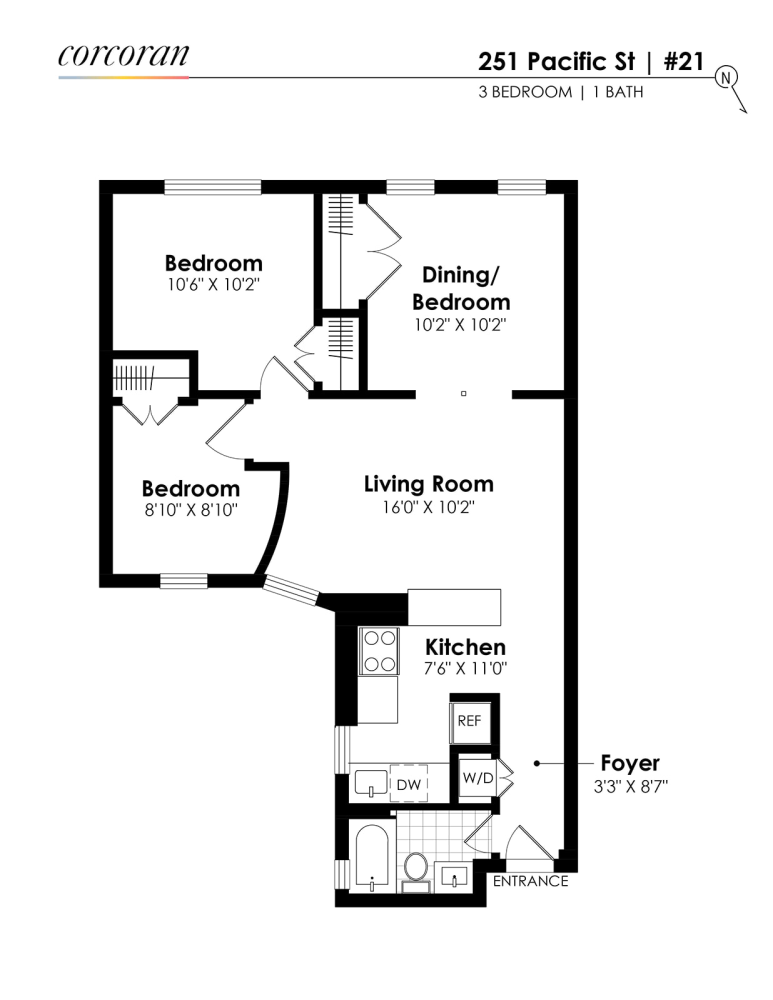 Floorplan for 251 Pacific Street, 21