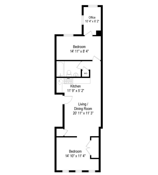 Floorplan for Nassau Avenue, 1