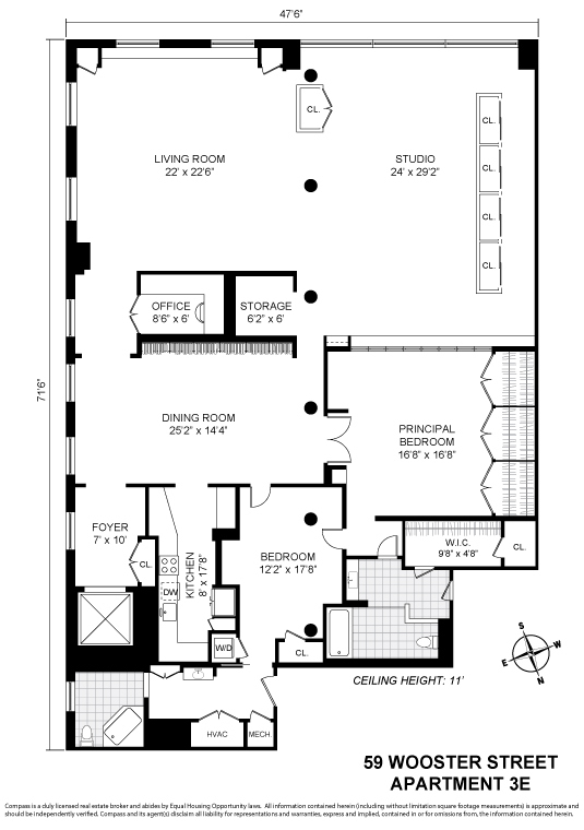 Floorplan for 59 Wooster Street, 3