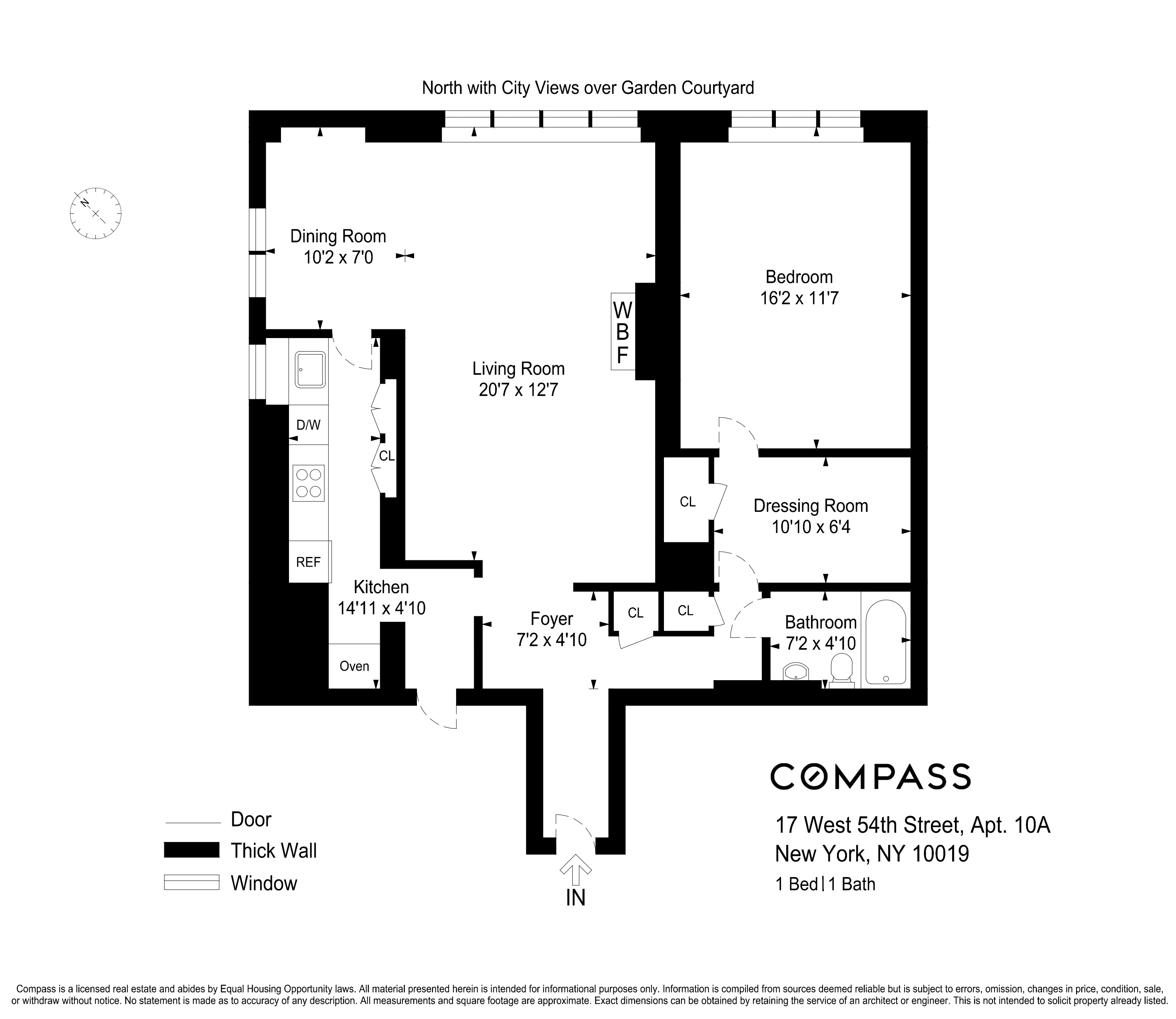 Floorplan for 17 West 54th Street, 10A