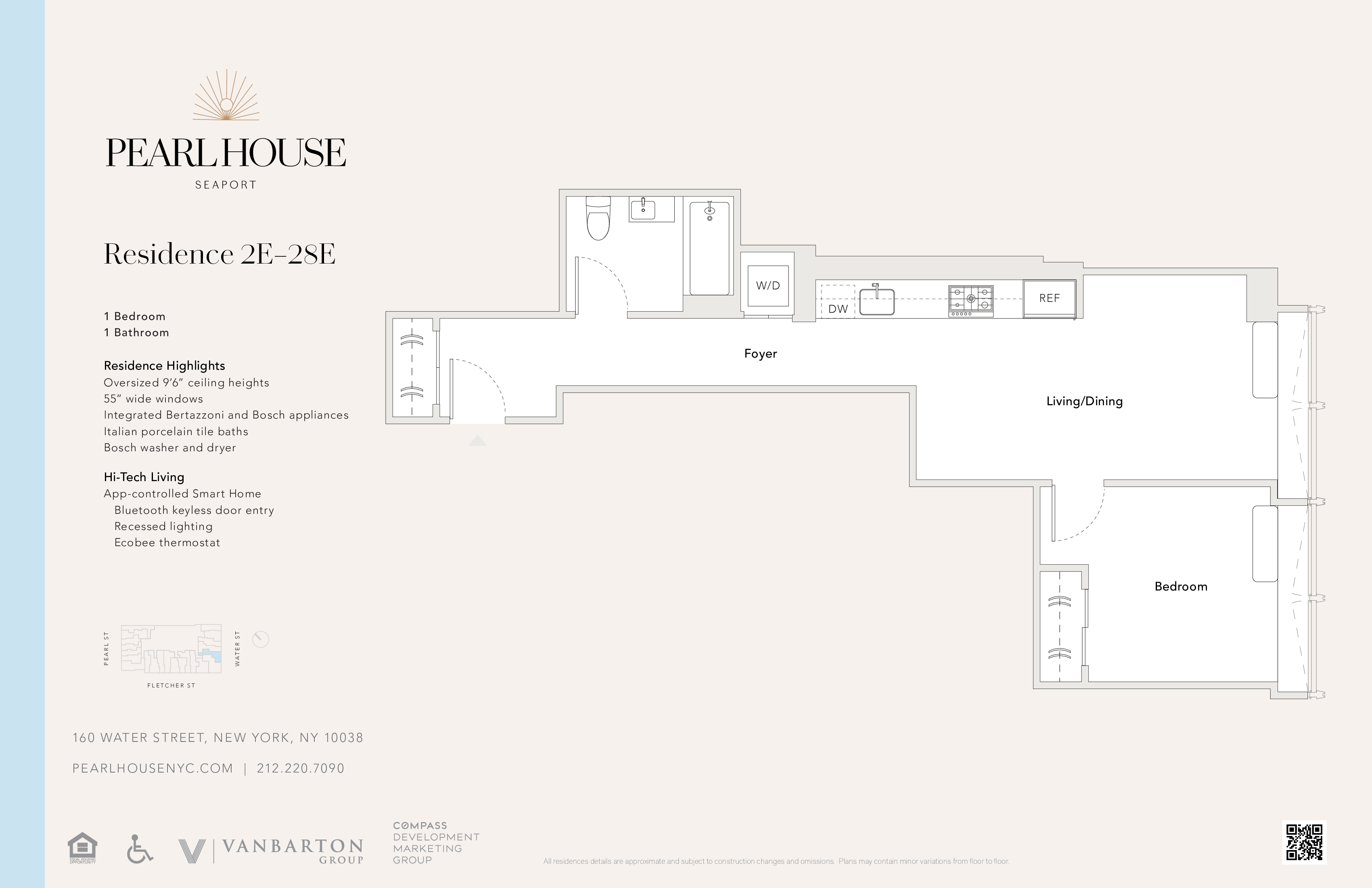 Floorplan for 160 Water Street, 14E