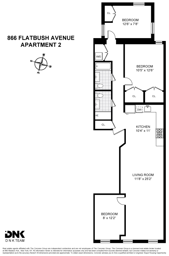 Floorplan for 866 Flatbush Avenue, 3