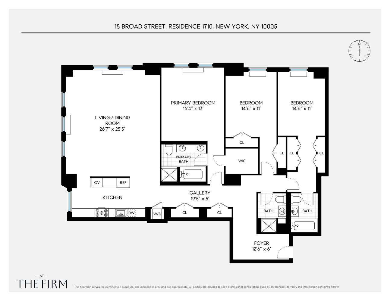 Floorplan for 15 Broad Street, 1710