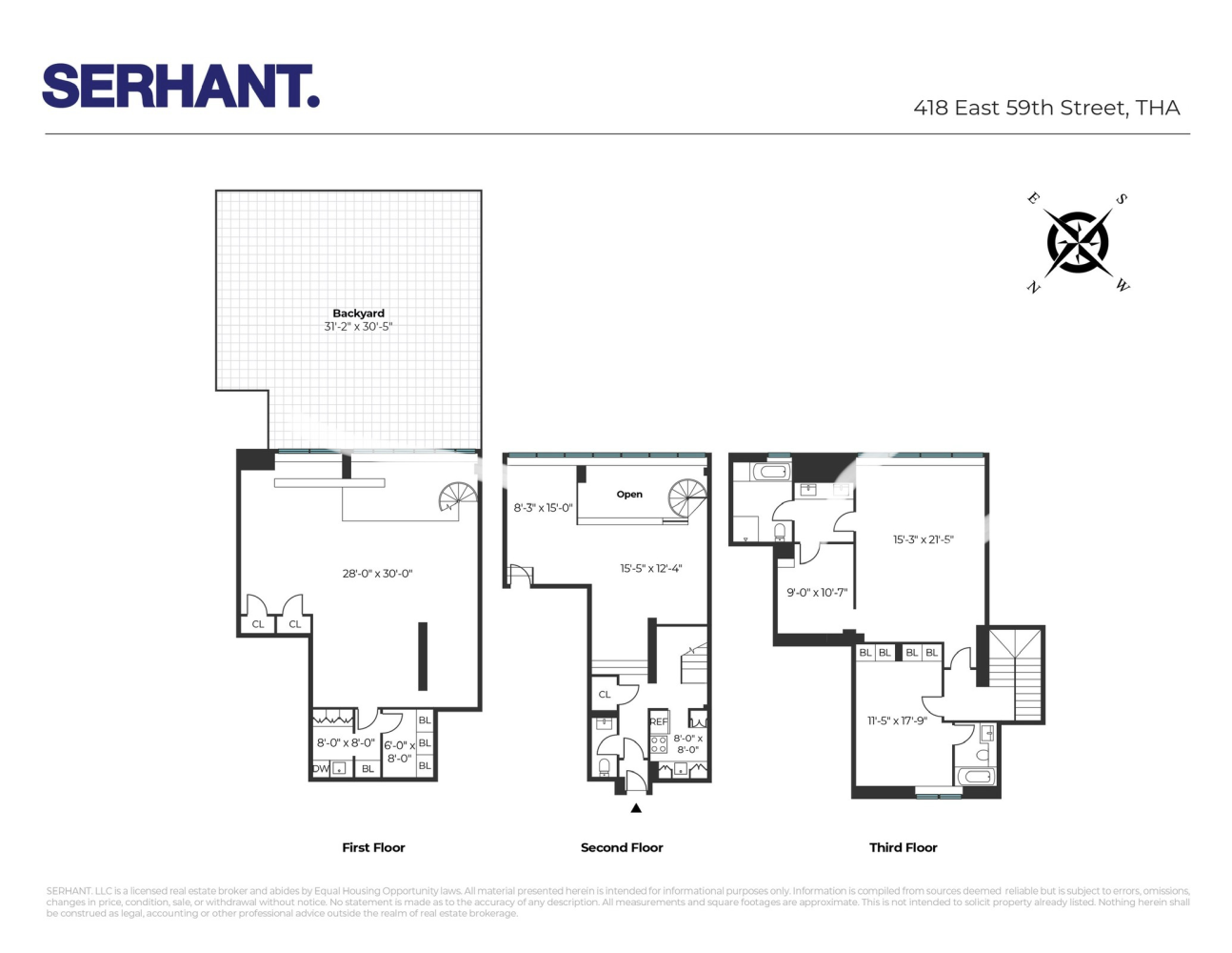 Floorplan for 418 East 59th Street, THA