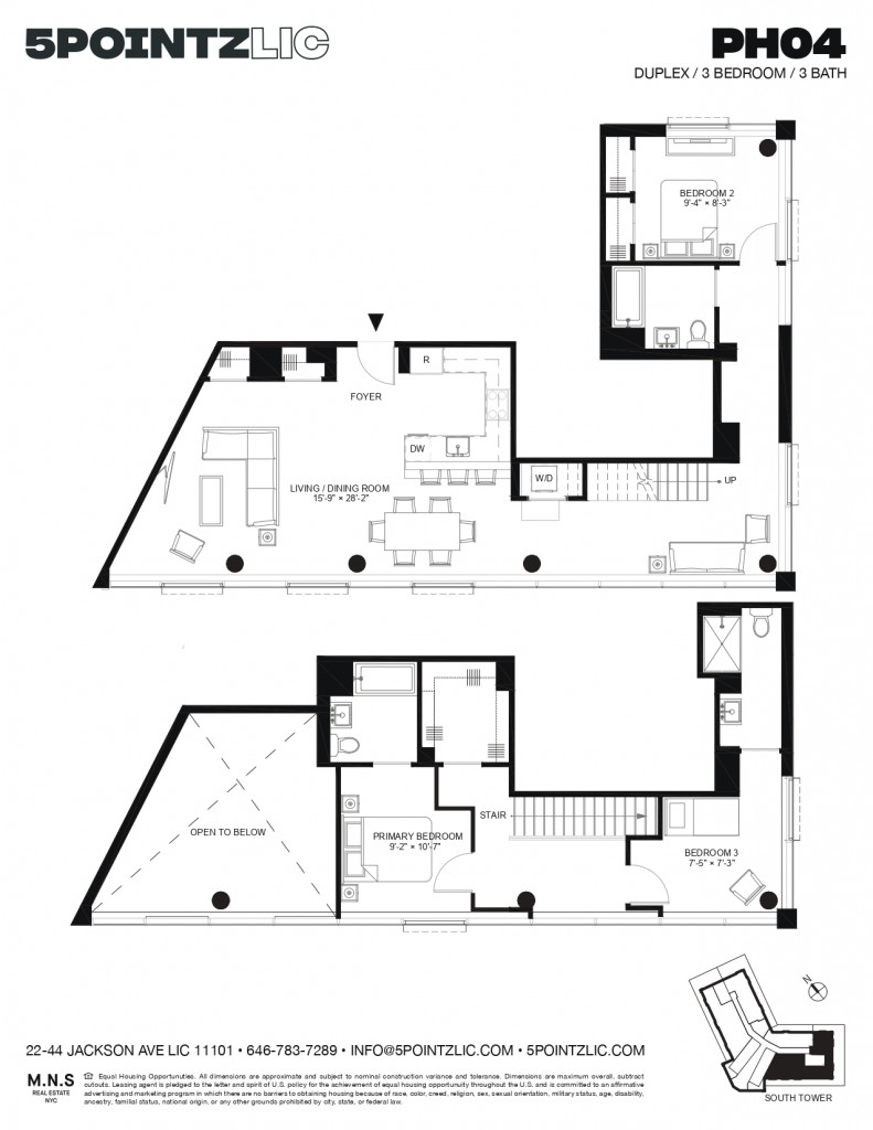 Floorplan for 22-44 Jackson Avenue, PH-4