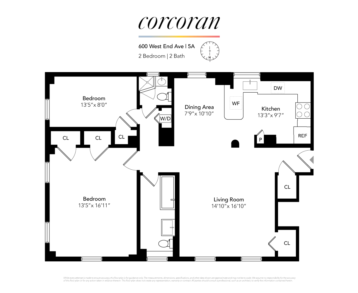 Floorplan for 600 West End Avenue, 5A