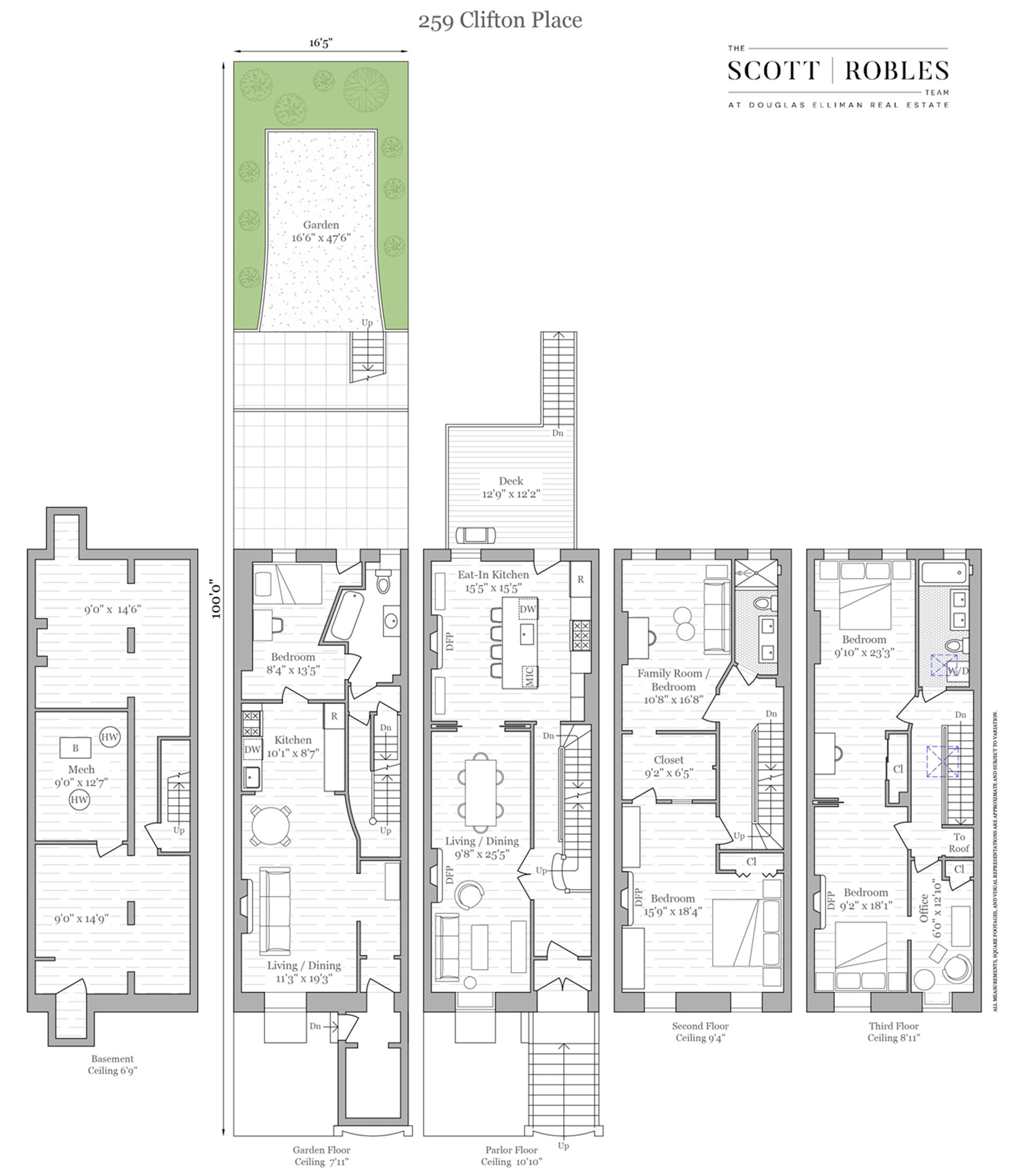 Floorplan for 259 Clifton Place