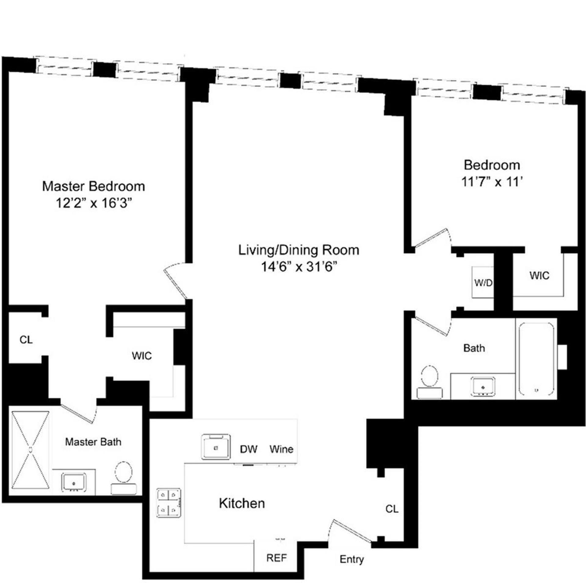 Floorplan for 133 West 22nd Street, 7B