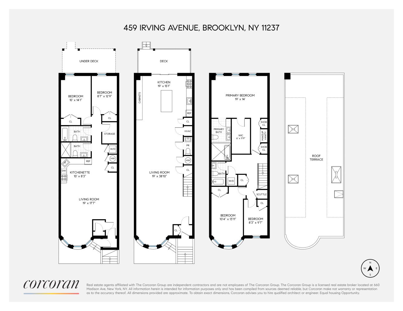 Floorplan for 459 Irving Avenue