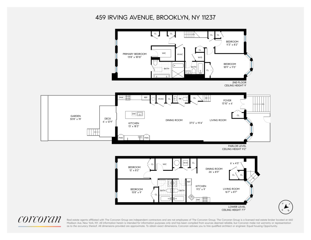 Floorplan for 459 Irving Avenue