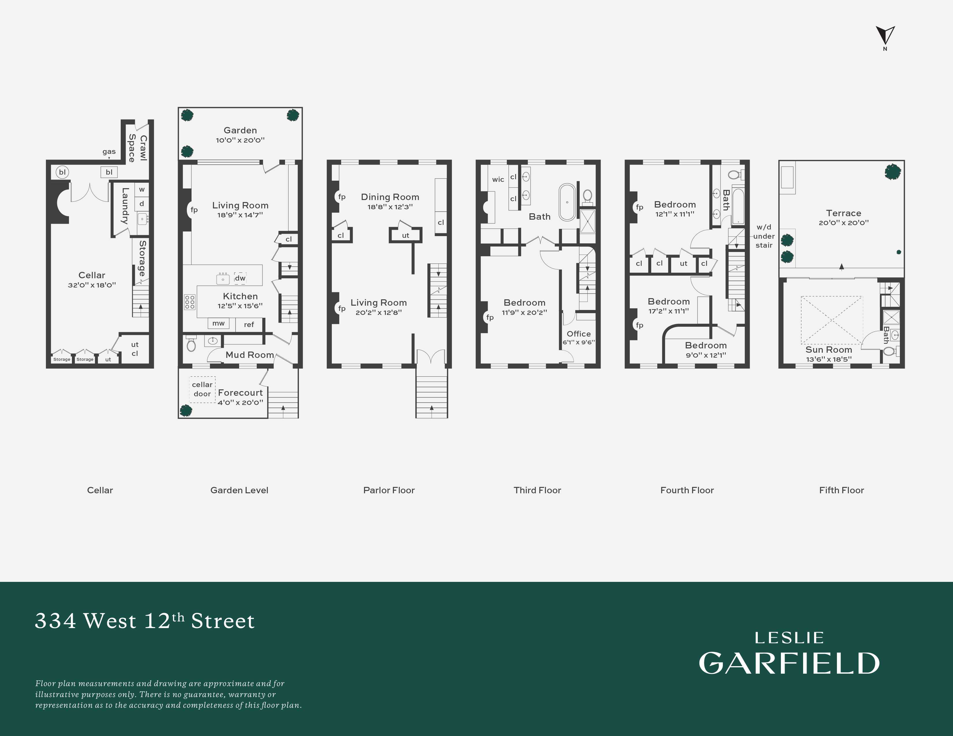 Floorplan for 334 West 12th Street