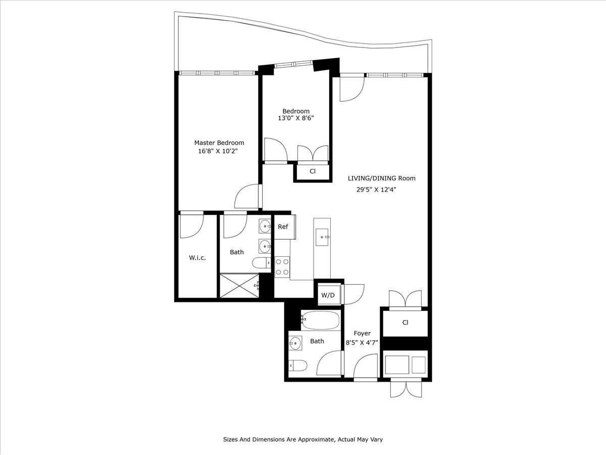 Floorplan for 104 West End Avenue, 3I