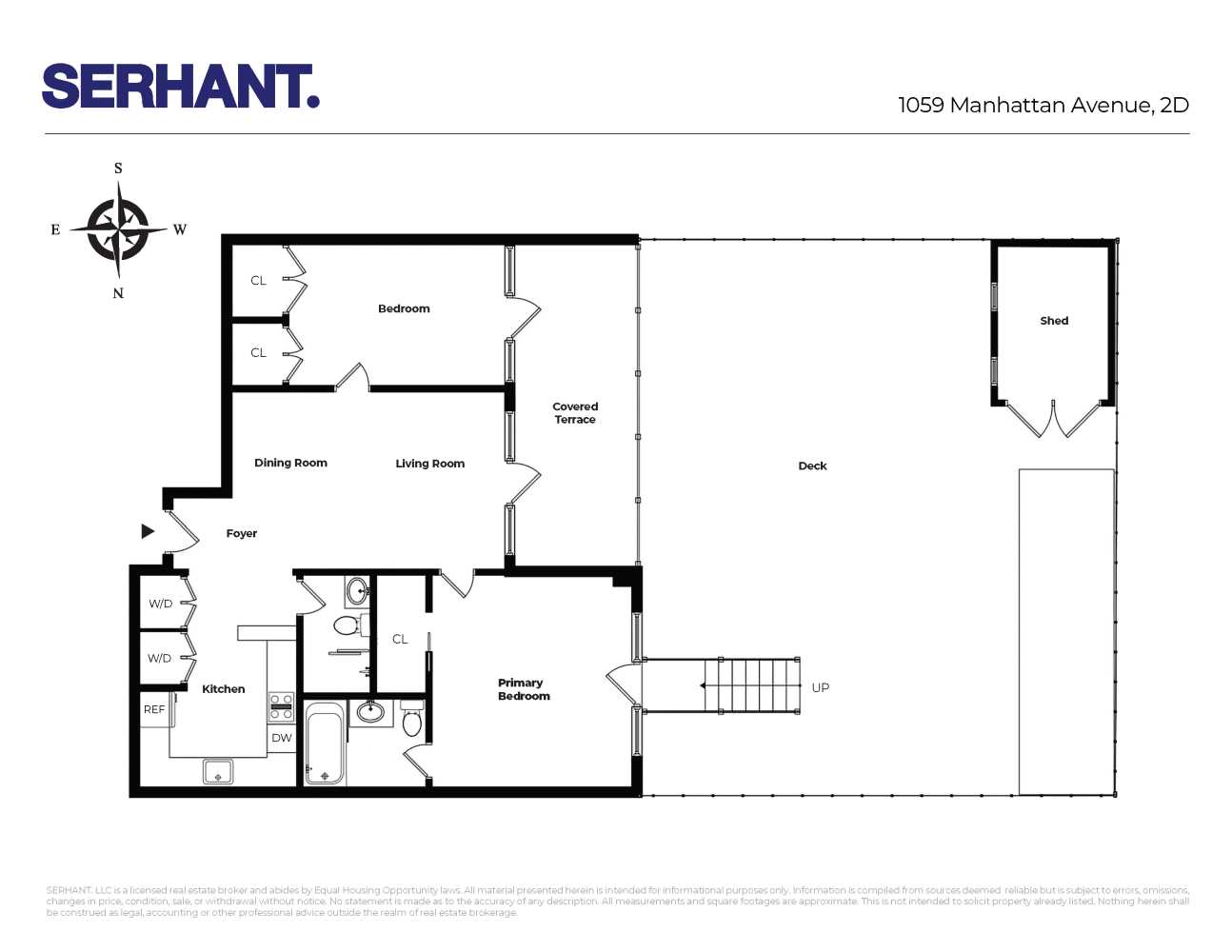 Floorplan for 1059 Manhattan Avenue, 2D