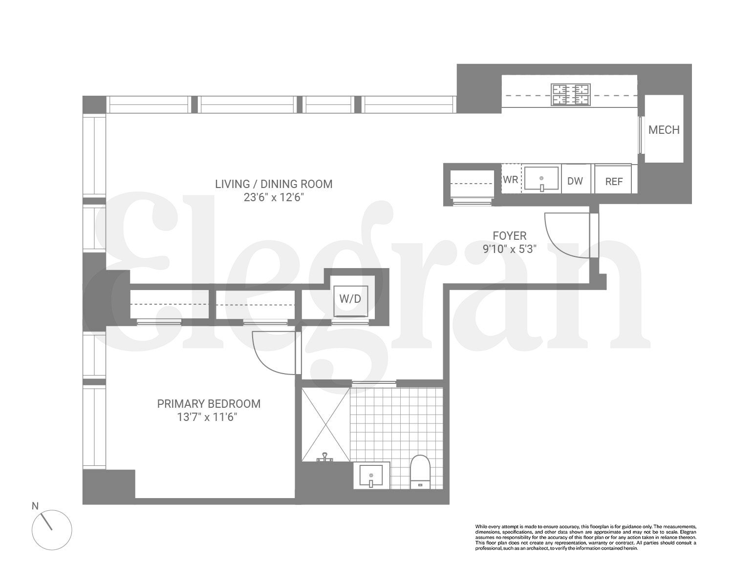 Floorplan for 15 East 30th Street, 24-A