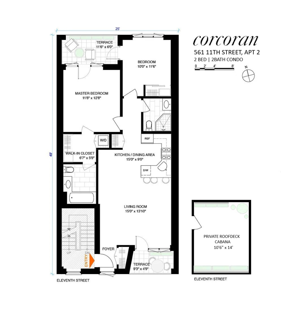 Floorplan for 561 11th Street, 2