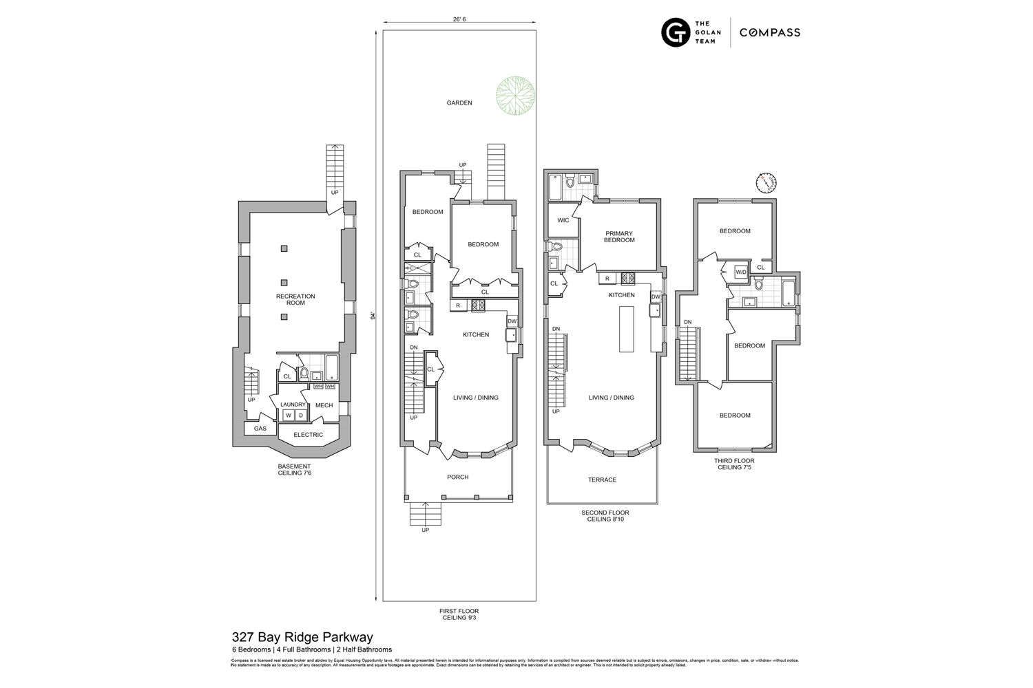 Floorplan for 327 Bay Ridge Parkway, 1