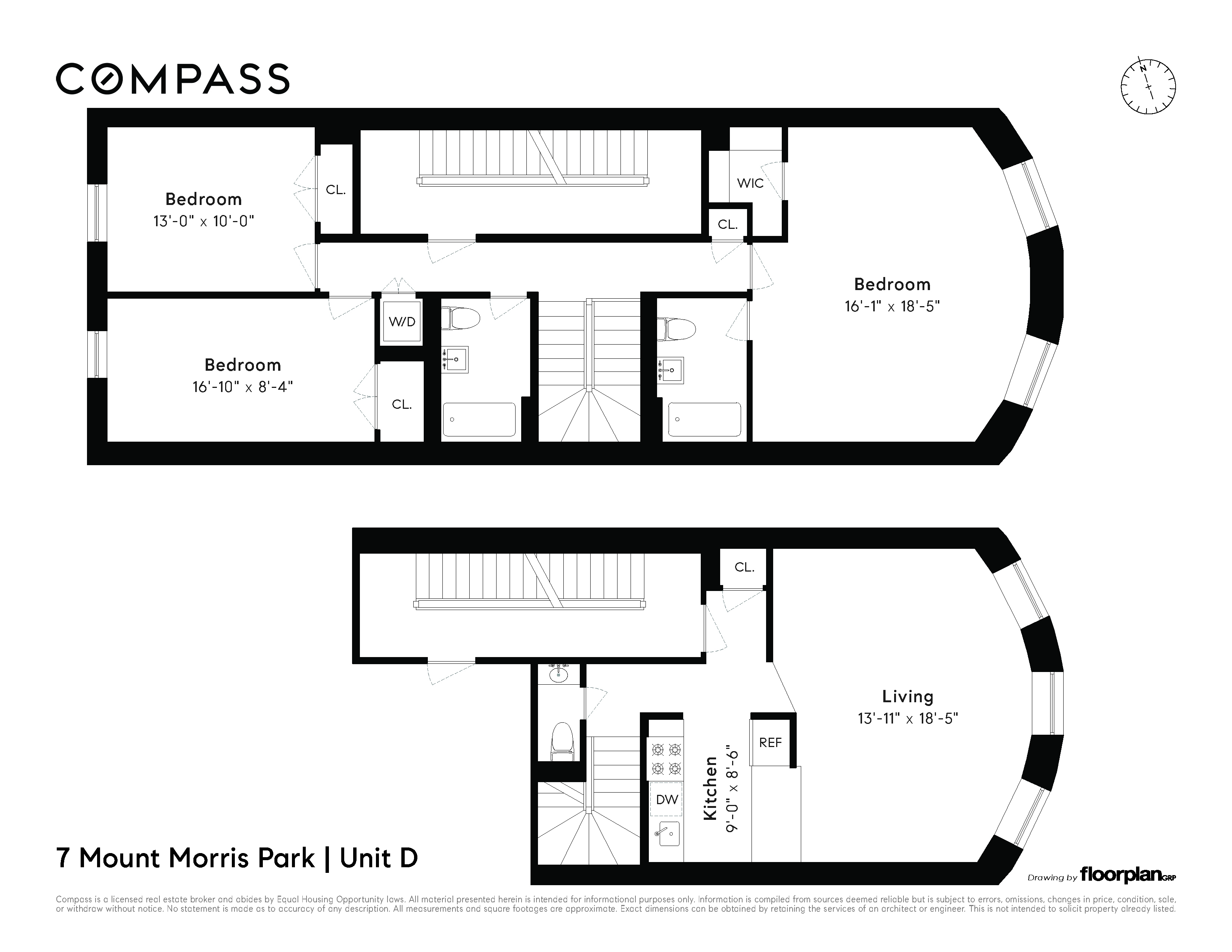 Floorplan for 7 Mount Morris Park, D