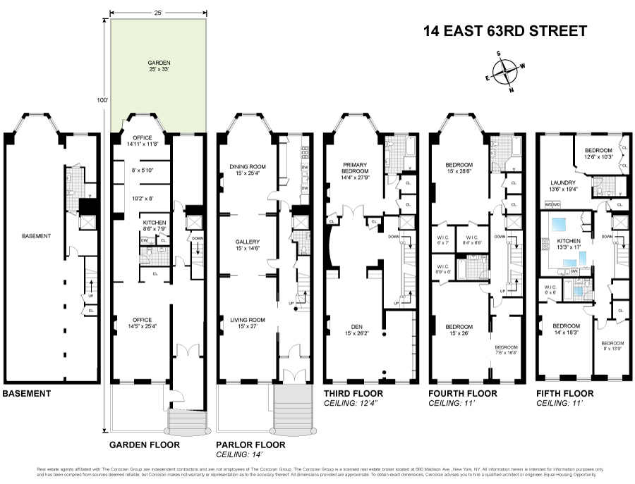 Floorplan for 14 East 63rd Street