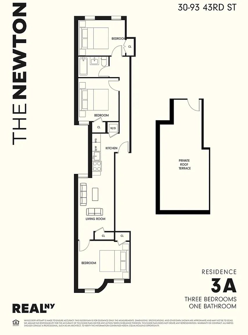 Floorplan for 30-93 43rd Street, 2A